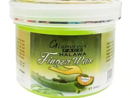 Glamorous Face Halawa Finger Wax with Aloe Vera (150g) on Sale