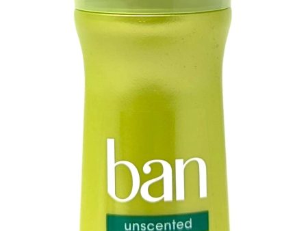 Ban Invisible Roll-On Antiperspirant Unscented 3.5 oz Hot on Sale