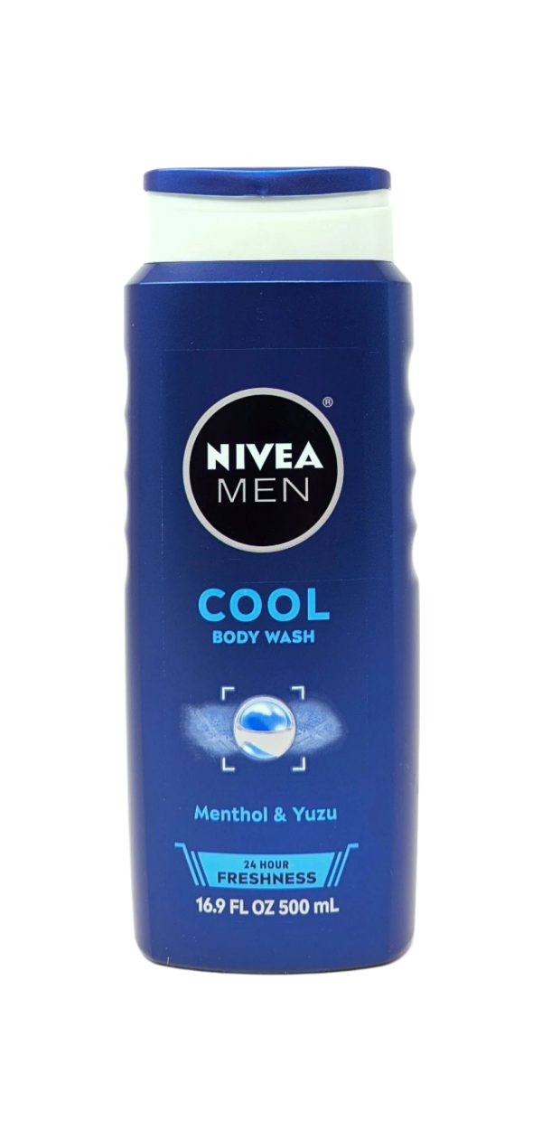 Nivea Men Body Wash Cool Menthol & Yuzu 16.9 oz Online Hot Sale