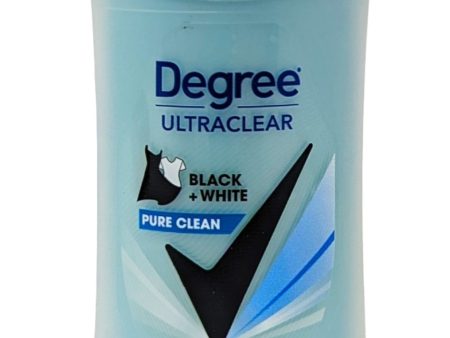 Degree UltraClear Black & White Antiperspirant Solid Pure Clean 2.6 oz Discount