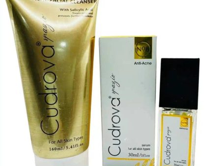 Acne Control Discount Box: Cudrova Spazio Cleanser & Anti-Acne Serum For Sale