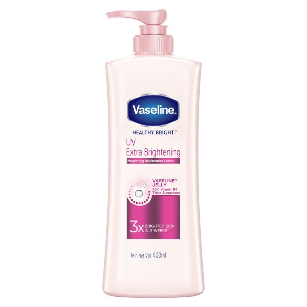 VASELINE LOTION UV EXTRA BRIGHTENING 400ML Hot on Sale