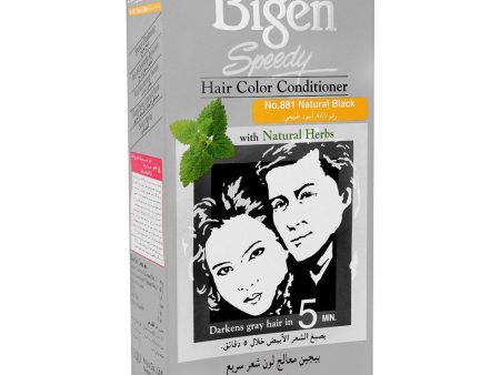 BIGEN SPEEDY HAIR COLOR NATURAL BLACK 881 Online now