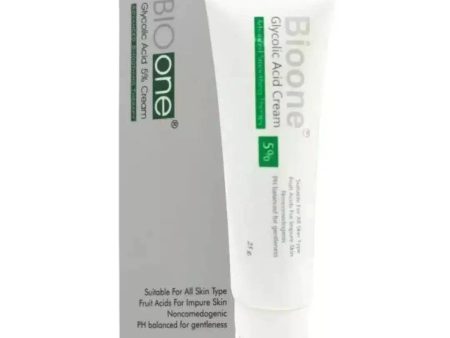 Bio One Glycolic Acid 5% Cream | Gentle Exfoliation for Smoother Skin For Sale