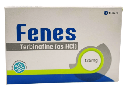 Cell Laboratories Fenes 125mg Terbinafine HCl Tablets (10 Tablets) - Antifungal Treatment - Dermatologists.pk (Prescription Required) For Discount