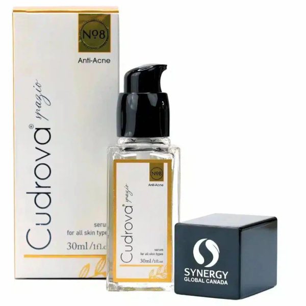 Cudrova Synergy Anti-Acne Serum No. 8 for All Skin Types (30ml) - Made in Canada For Sale