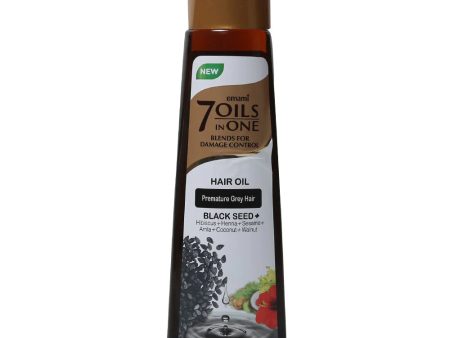 EMAMI 7IN1 HAIR OIL GREY HAIR BLACK SEED 200ML Discount