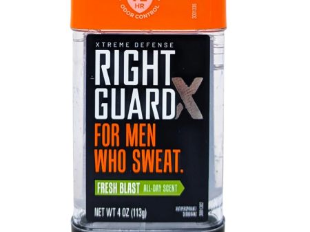 Right Guard Xtreme Defense Antiperspirant Gel Fresh Blast 4 oz For Sale