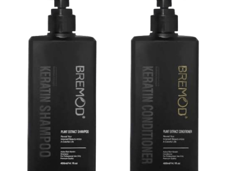 BREMOD KERATIN SHAMPOO & CONDITIONER 400ML Cheap