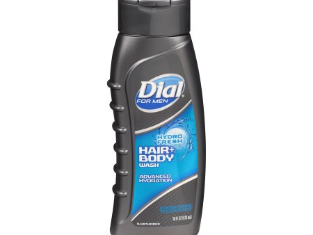 Dial For Men Hydro Fresh Hair & Body Wash 16 oz Hot on Sale