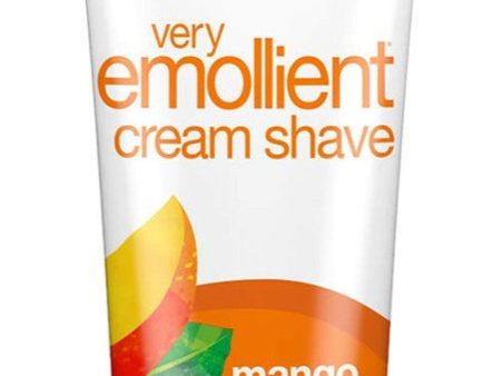 Alba Botanica Very Emollient Cream Shave Mango Vanilla 8 oz. For Discount