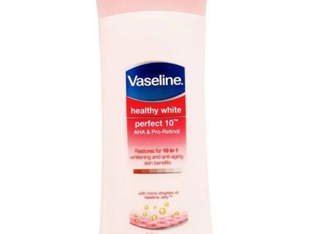 VASELINE LOTION HEALTY WHITE PERFECT10 200ML For Cheap