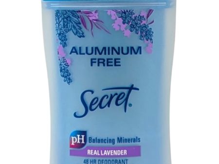 Secret 48Hr Deodorant Aluminum Free Real Lavender 2.4 oz Sale