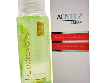 Acne Care Discount Box: Acneez Cream & Cudrova Toner Online now