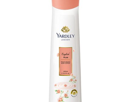 YARDLEY BODY LOTION ENGLISH MUSK 200ML Discount