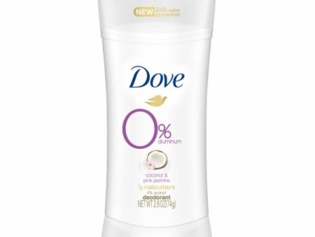 Dove 48hr Deodorant Solid Coconut & Pink Jasmine Scent 2.6 oz For Sale