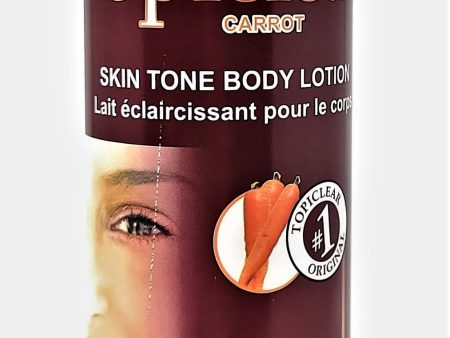 Topiclear Carrot Skin Tone Body Lotion 16.8 oz Online Sale