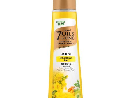 EMAMI 7IN1 HAIR OIL NATURAL BLACK SARSON 100ML Cheap