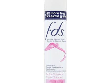 FDS Femine Deodorant Spray White Blossom 2.5 oz Bonus Size Online now