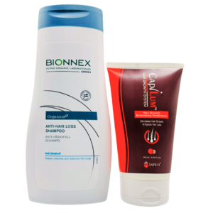 Dandruff Control Duo Discount Box: Bionnex Shampoo & Capilum Conditioner (Dermatologists.pk) For Cheap