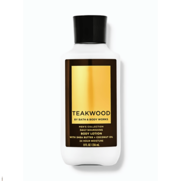 BATH & BODY TEAKWOOD MOISTURIZING LOTION 236ml For Discount