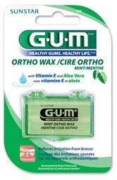 GUM Ortho Wax Mint with Vitamin E 1 ea. Sale