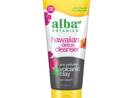 Alba Botanica Hawaiian Detox Cleanser Anti-Pollution Volcanic Clay 6 oz Supply