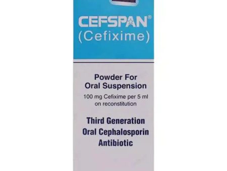 Cefspan 30ml (Cefixime 100mg 5ml) Suspension - Treat Bacterial Infections - Dermatologists.pk Discount