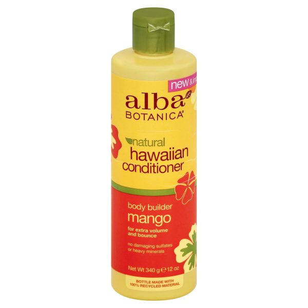 Alba Botanica Body Builder Conditioner Mango 12 oz Online now