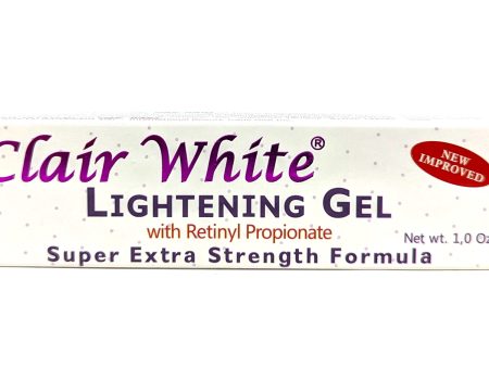 Clair White Lightening Gel 1 oz Fashion