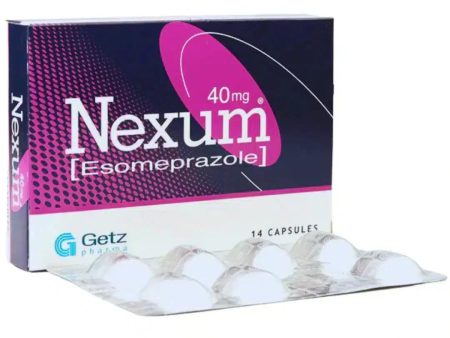 Nexum Capsules 40mg (14 Capsules) - For Acidity & Ulcers - Prescription Required on Sale