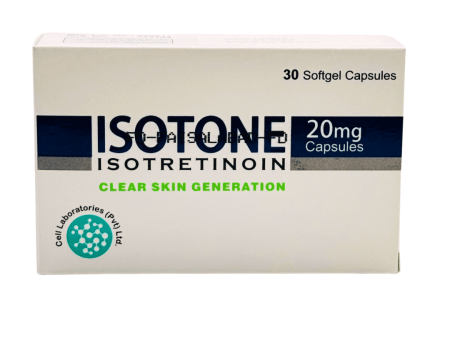 Cell Laboratories Isotone 20mg Isotretinoin Capsules (30 Capsules) - Acne Treatment - Dermatologists.pk (Prescription Required) Fashion