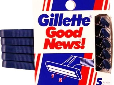 Gillette Good News Razors 5 ea Fashion