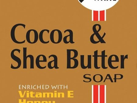 Black & White Cocoa & Shea Butter Soap 6.1 oz Supply