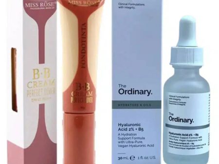 Buy Hyaluronic Acid Serum – The Ordinary 2% + B5 & BB Cream Duo Sale