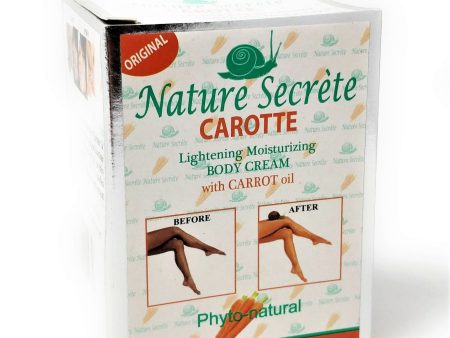 Nature Secrete Carotte Lightening Moisturizing Facial Cream 40 g Fashion