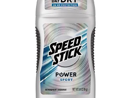 Speed Stick Power Antiperspirant Solid Sport 3 oz Discount