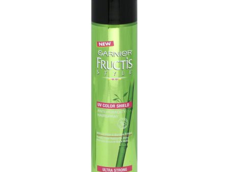 Garnier Fructis Style Anti-Humidity Hairspray UV Color Shield Ultra Strong 8.25 oz For Sale