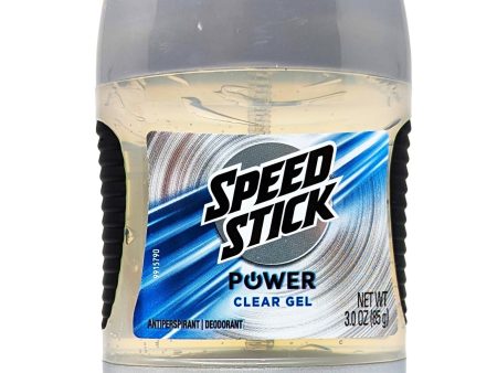 Speed Stick Antiperspirant Power Clear Gel 3 oz Supply