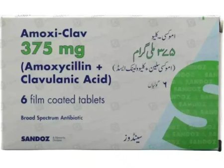 Amoxi-Clav Tablets 375mg - Antibacterial Therapy For Sale