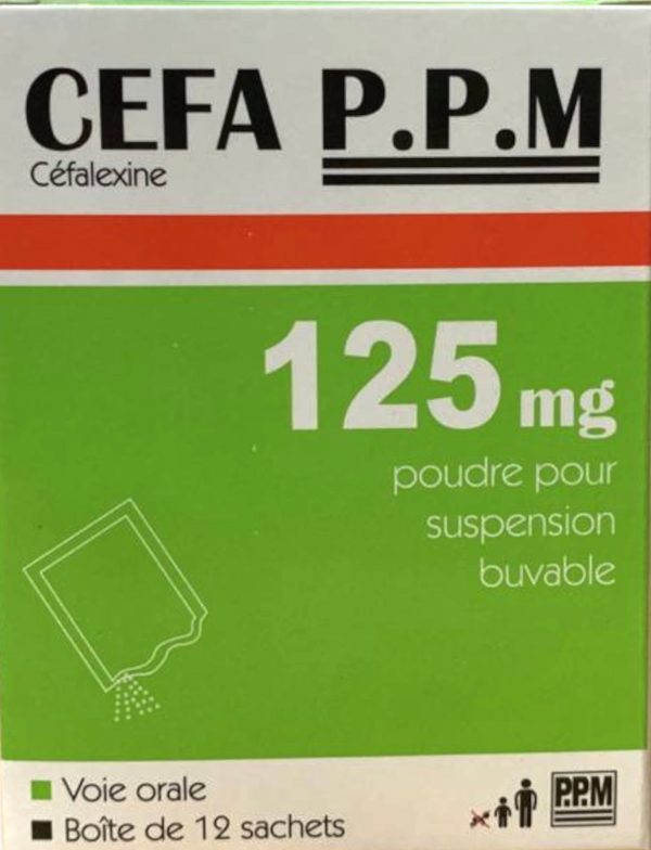 CEFALEXINE 125MG SACH (BOX 12)(PPM) Cheap