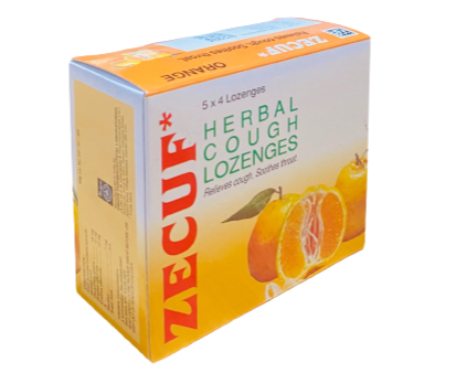 Zecuf Lozenges Orange 5x4 Lozenges Fashion