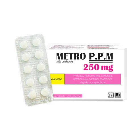 METRONIDAZOLE 250MG TAB (BOX 10×10)(PPM) Sale