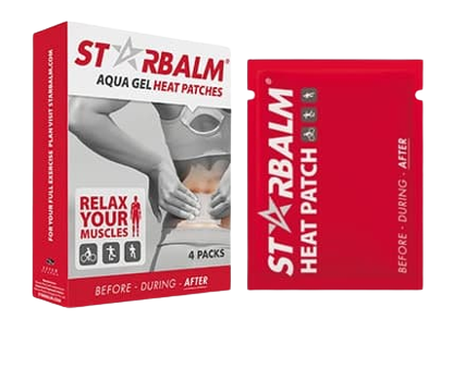 Starbalm Aqua Gel Heat Pach Box 4packs (BUY 1 GET 1 FREE INHALER) Cheap