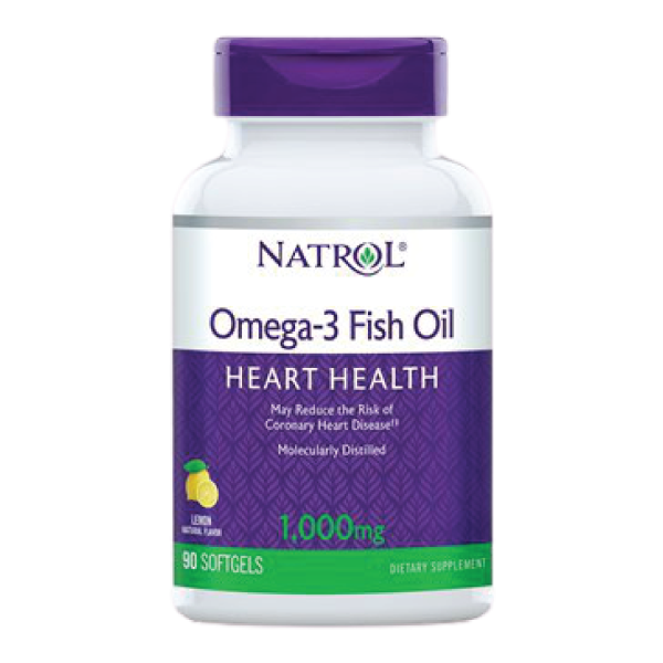 Natrol Omega-3 Fish Oil 1000mg 60 softgels Bottle For Discount