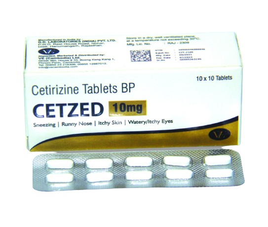 CETZED 10mg 10x10Tabs Online Sale