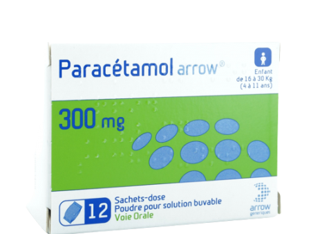 Paracetamol Arrow 300mg Box 12sachets Cheap