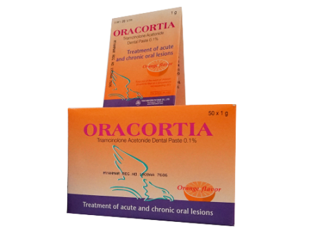 ORACORTIA Orange 0.1% 1G  Sachet For Sale