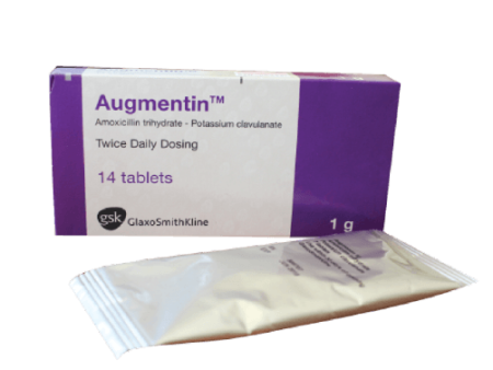 AUGMENTIN 1G TAB (BOX 2x7) Supply