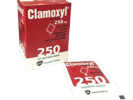 Clamoxyl 250mg 12 Sachets Hot on Sale